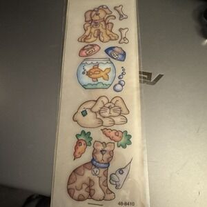 Provo Craft -‎ Rub On Transfers - Pets - New Package